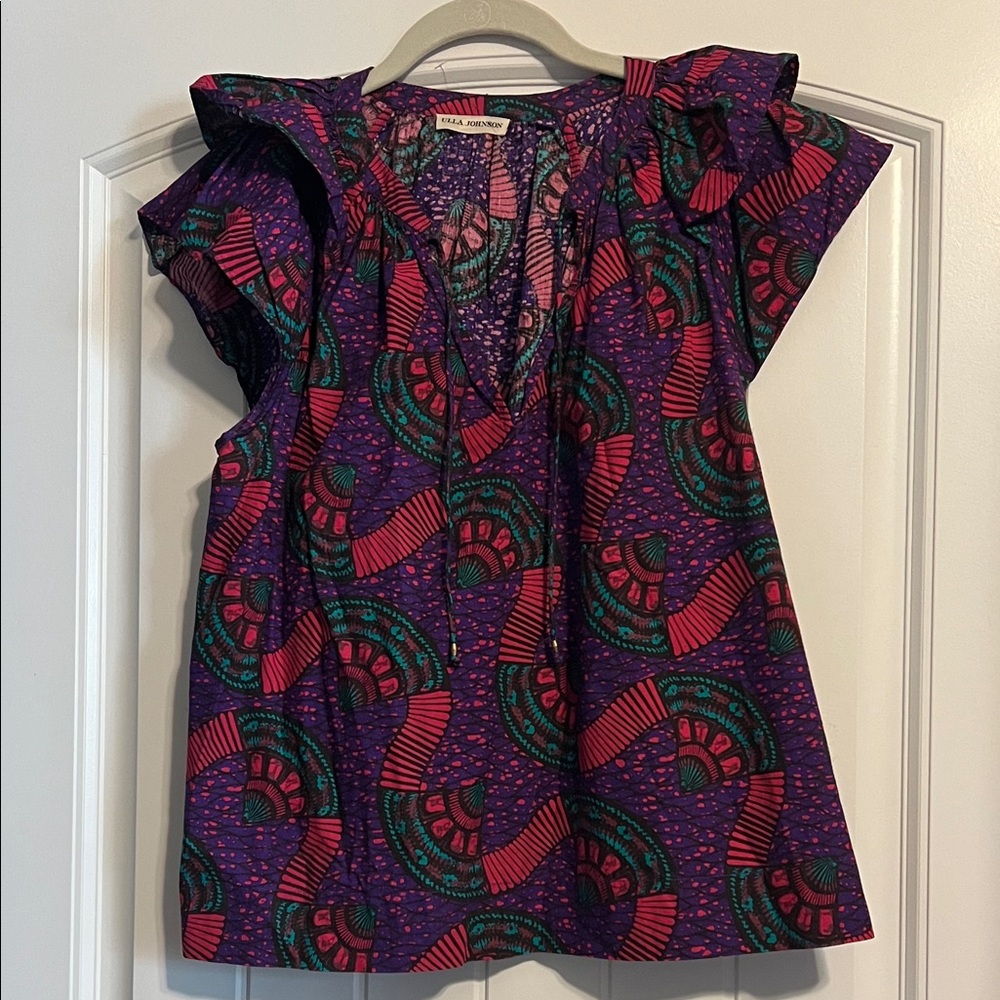 Ulla Johnson size 6 printed top